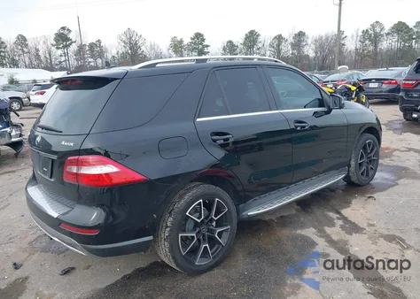 2015 Mercedes-Benz Ml 350 4Matic из США, поврежденный, VIN 4JGDA5HB0FA597327